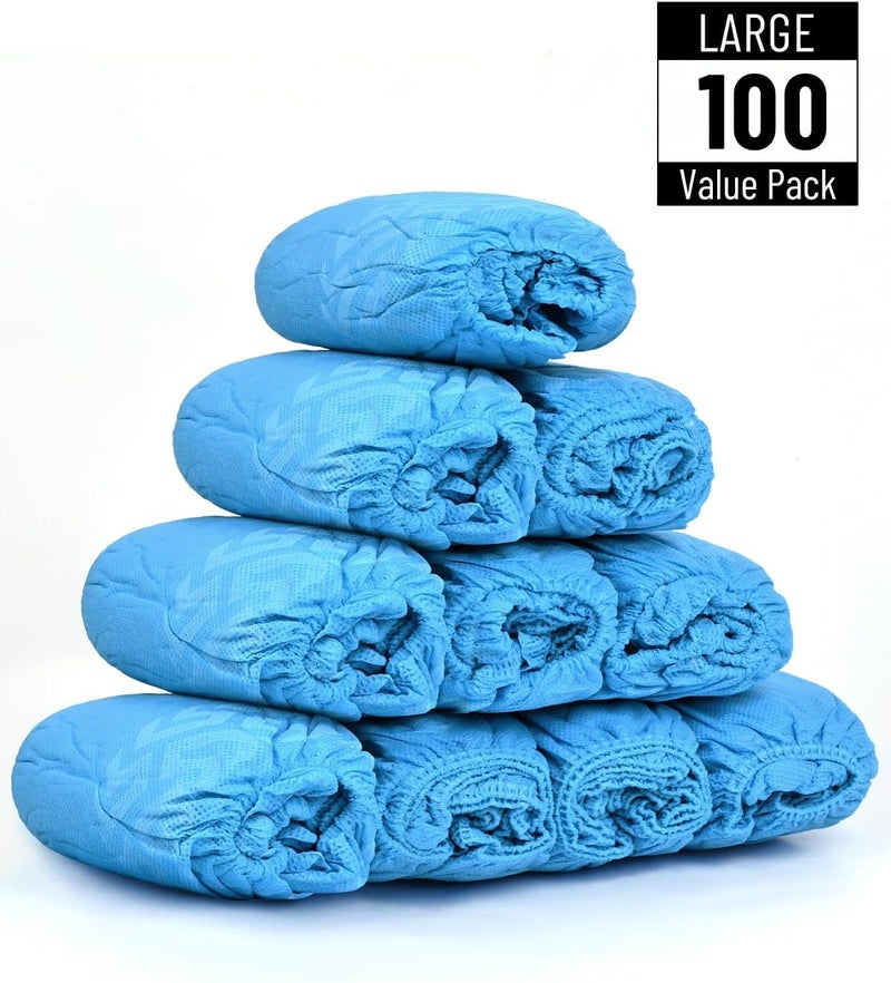 Buself 100 Count Shoe Covers Disposable Non-Slip, Premium Cloth Boot Covers, Slip-resistant, Durable, Breathable, Non-toxic, Recyclable - Image 2